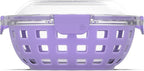 Ello Duraglass Meal Prep Container- Glass Food Storage Container with Silicone Sleeve and Airtight BPA-Free Plastic Lid, Dishwasher, Microwave, and Freezer Safe