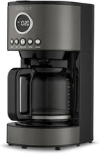 Cuisinart Stainless Steel 12-Cup Coffee Machine, Black Stainless Steel DCC-1220BKS