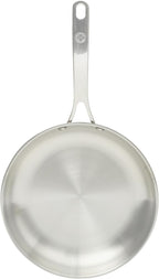 Martha Stewart Castelle 10" Stainless Steel Frying Pan Non Toxic Fry Pan Skillet
