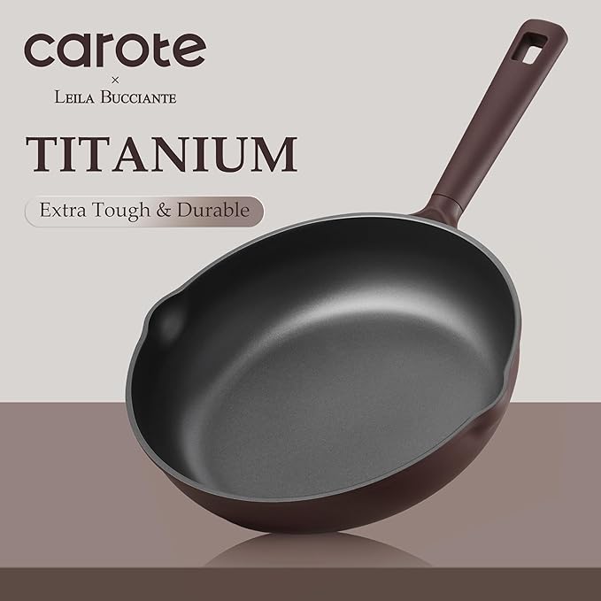 CAROTE 31PCS Pots and Pans Set, Nonstick Cookware Set Kitchen Non Stick Induction Titanium Cookware Non-toxic Granite Cooking set, PFOA Free