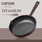 CAROTE 31PCS Pots and Pans Set, Nonstick Cookware Set Kitchen Non Stick Induction Titanium Cookware Non-toxic Granite Cooking set, PFOA Free