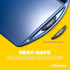 Caliente Nonstick Bakeware Set of 8 | Premium Baking Sheets, Loaf & Bread Baking Pans, Pizza, Roasting & Cake Pans | Durable Carbon Steel Baking Set | Housewarming, Wedding, Chefs & Bakers Gift