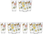 Lenox 866239 Butterfly Meadow Acrylic 4-Piece Highball Set, 20 oz, Acrylic NOT GLASS (Pack of 3)