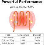 Commercial Deep Fryer with Basket, 1700w 14Qt 0.6mm Thickened Stainless Steel Countertop Electric Fryer for Home and Commercial Use, Oil Fryer with Double Overheat Protection