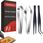 fish bone tweezers set, fish tweezers for accurate tweezers bones removal, A tool for deboning salmon, kitchen for fishbone remover deboning