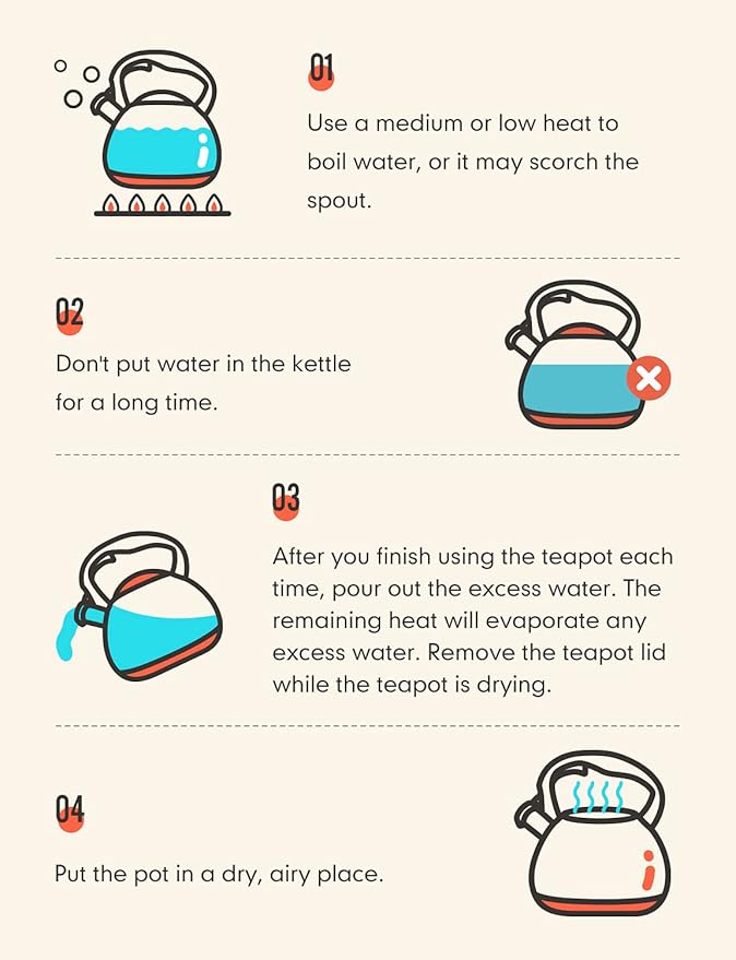 BELANKO 2.7 Quart Tea Kettle for Stovetops - Food Grade Stainless Steel Teapot with Loud Whistle, Cool-Touch Wood Pattern Handle, Rust-Resistant Whistling Kettle - Matte Black