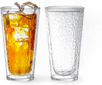 KLIFA- NICE- 20 oz, Acrylic Insulated Tumbler Set, Double-wall Drinking Glasses, BPA-Free, Shatter-Proof Plastic Drinkware, Dishwasher Safe Cups, Set of 2, Clear