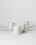 Lenox 893549 French Perle Scallop 4-Piece Mug Set