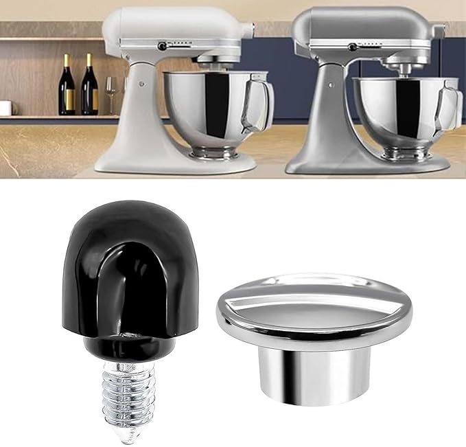 Hubs Attachment Caps And Screw Set Mixer Attachment Caps Mixer Hubs Caps Stand Mixer Repair Set Suitable For 4.5QT-5QT Mixers