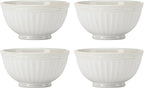 Lenox 899195 French Perle Groove 18-Piece Dinnerware Set, Service For 6