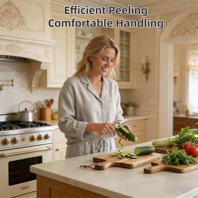 Thickened blade Multifunctional Vegetable Peeler, Multi-Functional Vegetable Peeler for Kitchen, 2-In-1 Stainless Steel Kitchen Tool, for Fruit Veggie, Includes Bottle Opener (1PC)
