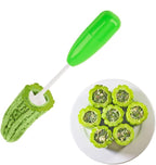 Veggie Corkscrew,Hollow-Out Veggie Drill,4 Sizes Replaceable Head Vegetable Spiral Cutter Digging Tool Kitchen Gadget,Easy Remove The Seeds Of Your Veggies & Fruits