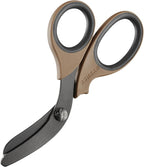XShear 7.5” Extreme Duty Trauma Shears - Black Titanium Coated Blades, The perfect scissors for the Paramedic, EMT, Nurse or any Emergency Healthcare Provider (Coyote Brown)