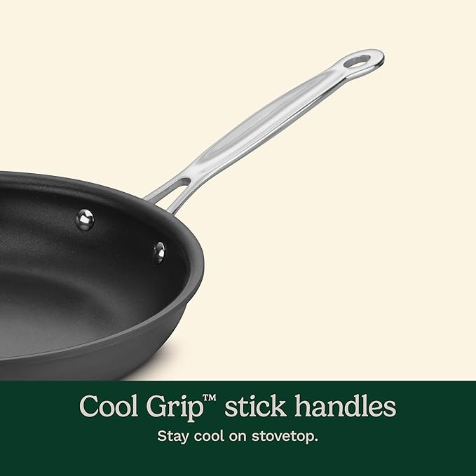 Cuisinart Chef's Classic™ Nonstick Hard Anodized 17 Piece Set w/Tempered Glass Lids