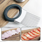 Onion Holder for Slicing, Stainless Steel Onion Slicing Rack, 2026 Upgraded Slicer, Lemon Slicer Vegetable Cutter, Home Kitchen Tools, Fruit, Lemon Slice Aids (2pc)