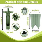 FANTEXY 2-in-1 Pepper Corer Set - Jalapeno Chili Seed Remover and Bell Pepper Corer Quickly Cutter Deseeding Tool,for Vegetables and Fruit,Kitchen and Camping Gadget