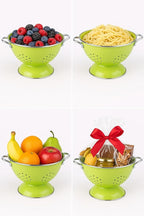 Calypso Basics by Reston Lloyd Powder Coated Enameled Colander, 1.5 Quart, Azure