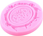 Mujiang Baroque Photo Frame Fondant Molds Picture Frame Silicone Mold Vintage Mirror Frame Molds for Cake Decoration Cupcake Topper Chocolate Candy Polymer Clay Gum Paste Set of 4