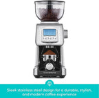 CASABREWS Tornado Electric Conical Burr Coffee Grinder, Automatic Burr Coffee Grinder with 77 Precision Grind Settings for Espresso to French Press, Special for Barista and Coffee Lovers