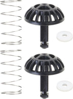 2 Pack Coffee Brew Basket Spring Loaded Stopper Kits Machine, Accessory Part Suitable for Various Models Maker Part