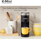 Keurig K-Mini Plus Single Serve K-Cup Pod Coffee Maker, with 6 to 12oz Brew Size, Stores up to 9 Pods,