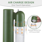 Sparkling Water Maker | Soda Beverage Machine | Soda Streaming Seltzer & Carbonator | 2x1L BPA Free Bottles | Compatible Srew-in 60L CO2 (NOT Included) | Green