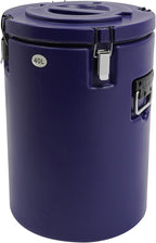 Eapmic 42.27Qt Insulated Food Container, Stainless Steel Container, 40L Commercial Soup Carrier 15 Hours Heat Preservation for Hot and Cold Food Storage Restaurant Canteen Home Lunch Use (Blue, 40L)