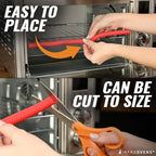 INFRAOVENS Oven Rack Guards and Silicone Push Pull Stick, Heat Resistant Cover and Shelf Puller, Edge Protector and Shield for Toaster and Range, Kitchen Appliances to Prevent Burns and Scars