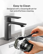 SIFENE Cold Press Juicer, 4" Wide Feed Chute Masticating Juicer with 63RPM Slow Grind, High Juice Yield Fruit & Vegetable Juicer Machine, Easy to Clean with Reverse Function, BPA-Free, Gray