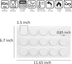 OCPO KITCHEN 3D Round Cylinder Silicone Mold for Baking Mousse Cake, Candy, Pastry, Chocolate, Cupcake, Cookie, Cake Decoration Mold, Round Shape (15-Cavity)