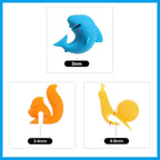 Boao 36 Pcs Silicone Tea Bag Holders Wine Charms Glass Identifier Drink Markers Cute Colorful Snail Squirrel Shark Cup Edge Holders Mug Clips Tea Accessories for Christmas Birthday Bar Party Favor