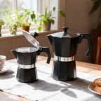 wedrink 3 Cup Stovetop Espresso Maker Aluminium Moka Pot Percolator (150ml)