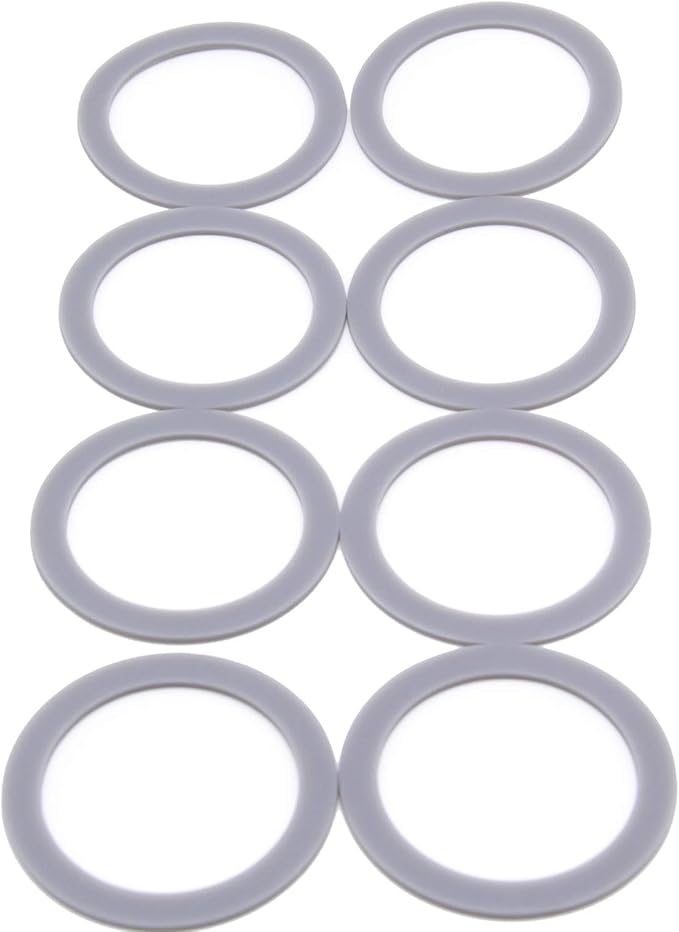Blender Rubber Gasket 2.6inch Include 8 Packs O Ring Seal, Replace Part 132812-07, Fit for Models BL5000-08 BL1900 BL3900 BL4900 BL5000 BL5900 BL6000