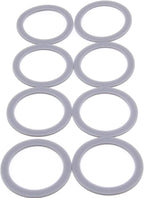 Blender Rubber Gasket 2.6inch Include 8 Packs O Ring Seal, Replace Part 132812-07, Fit for Models BL5000-08 BL1900 BL3900 BL4900 BL5000 BL5900 BL6000