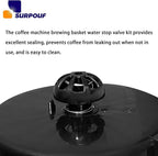 2-Pack Coffee Replacement Brew Basket Spring Loaded Stopper Kits Fits For Mr. Coffee Black and Decker Hamilton coffee maker parts, Parts Number 990117900 990237500 Coffee Machine Accessory