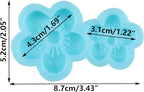 Cherry Blossom Silicone Fondant Molds for Cake Decorating Cupcake Topper Chocolate Candy Gum Paste Polymer Clay