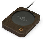 VOBAGA Coffee Mug Warmer for Desk with Auto Shut Off & 3-Temp Settings, Coffee Cup Warmer with Smart Safety Alert Home Office Accessory, Perfect for Coffee, Tea, Milk (Wood)
