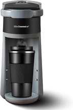 Elite Gourmet EHC323X Rapid Brew Technology 2-in-1 Capsule Coffee Maker, 6~12oz Brewing Capacity, K-Cups and Grounds, Adjustable Mug Height, Reusable Filter, Black