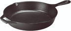 Lodge Seasoned Cast Iron Skillet - PFAS-Free, Non-Toxic Cookware - Use with an Oven, Stove, Grill, or Campfire - Naturally Non-Stick & Oven Safe - 10.25 Inches