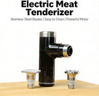 Electric Meat Tenderizer Tool,Cordless Meat Tenderizer Machine with 2 Stainless Steel Meat Mallet,Kitchen Essentials For Tenderizing Steak/Beef/Chicken Chops (brown) (N-09) (S10)
