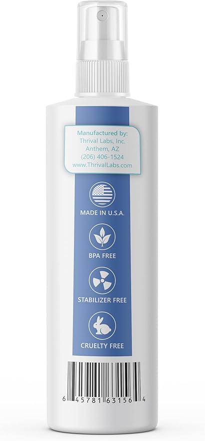 ProH2O2 3% Food Grade Hydrogen Peroxide – Natural Cleaner & Disinfectant – Suitable for Household Use – Ideal for Cleaning, Sanitizing & Gargle – 8 fl oz (Spray Bottle)
