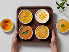 ONEMORE Ramekins 4 oz, Creme Brulee Ramekins Oven Safe Ceramic Shallow Souffle Dishes for Baking Custard, Mini Pies, Puddings and Dipping Sauces 4.5 inch White Mini Round Quiche Pans Set of 6
