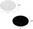 OVENTE 2 Liter Electric Deep Fryer FDM2201BR Charcoal and Oil Vapor Replacement Filter Set Pack of 3, White and Black ACPFDM2203