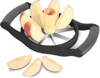 Newness 5.12 Inch Extra Large Apple Slicer, 8-Blade, Stainless Steel, Black