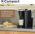 Keurig MAIN-85544 Compact Single-Serve K Cup Pod Coffee Maker, Black, 2.3