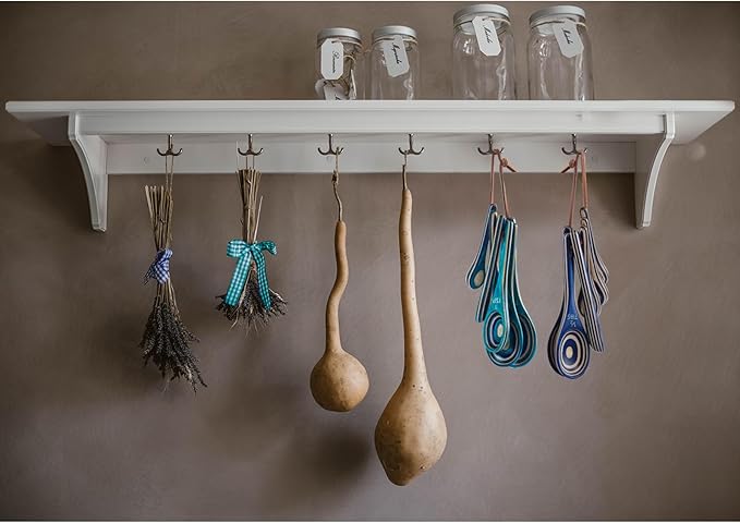 Measuring Spoons, 6pcs Durable Pakkawood Measuring Spoons Set Includes Teaspoon Tablespoon Measuring Spoon for Dry or Liquid Ingredients, Wooden Measuring Scoop for Baking Cooking (Navy Blue)