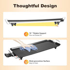 Large Electric Griddle Nonstick, 1500w Griddle Grill Korean BBQ Grill Electric Barbecue Grill Aluminum Alloy Griddle Pan Electric Griddle Grill for Outdoor, Yard Camping Party