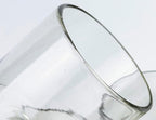 7 oz Hand Blown Mexican Drinking Glasses - Set of 2, 7 fl oz each, Clear