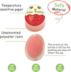 Lasubst Egg Timer for Boiling Eggs that Changes Color When Done, Red, Pack of 2