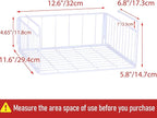SUFAUY Under Shelf Basket Storage, 2-Pack Under Cabinet Hanging Wire Organizer for Pantry Kitchen, White
